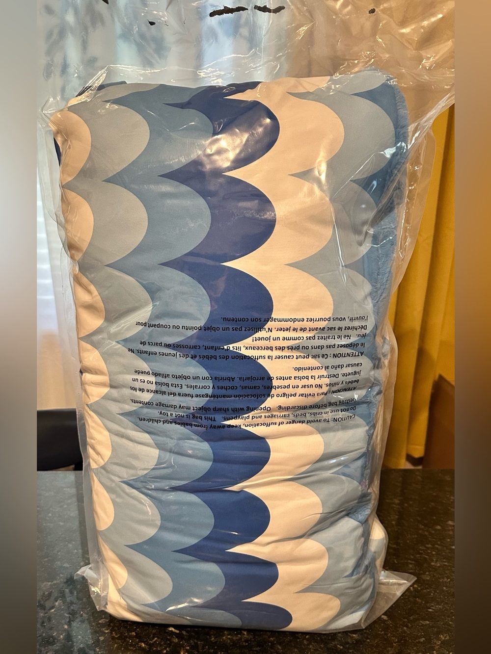 New “Happy Nappers” Large Sleep Sack~Blue Shark 66”x30” - Picture 4 of 11